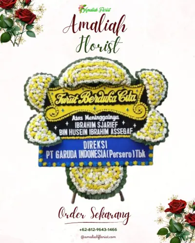 Papan Bunga Duka di Pakopen