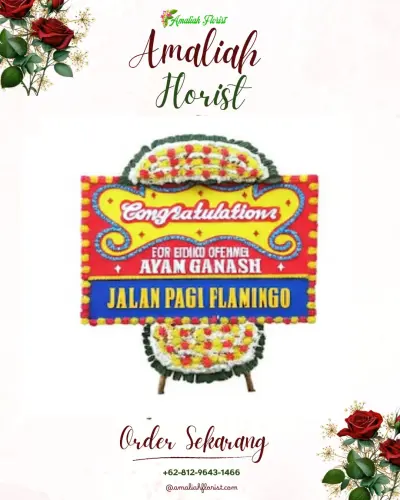 Bunga Papan Congratulation di Pakopen